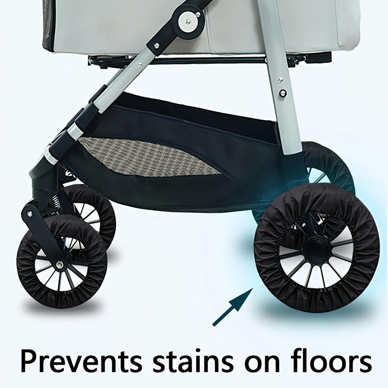 Универсальные чехлы на колеса для коляски, водонепроницаемые, пылезащитные, защитные щитки для колес детской коляски