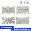 Tyture Cutting Angle Gauge Wire Cutting Stainless Iron Carbon Steel Tool Angle Setting Template Angle Measuring Gauging Tool