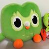 Зеленая плюшевая игрушка Duolingo Owl Duo Plushie Of Duo The Owl Cartoon Anime Owl Doll Soft Animal Toy Children Birthday Gift