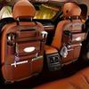 Органайзер на спинку сиденья автомобиля из ПУ кожи с множеством карманов, подстаканниками, крючками и сетчатыми отделениями для седанов, грузовиков и внедорожников, предметы первой необходимости для путешествий