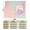 Cute Owl With Ice Pop Illustration Personalized Comfortable Decorate Home An UltraSoft Micro Fleece Blanket