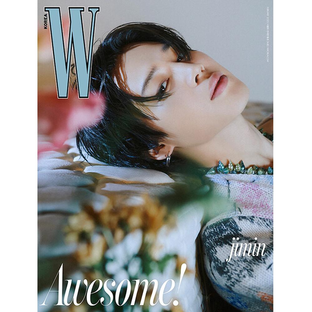 W Korea 2023 Февраль BTS JIMIN Cover, K POP, K STAR KBEAUTY, K Fashion