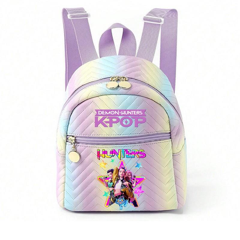 Girls Lightweight School Backpack Candy Color Minimalist Campus Bag Teenagers Daily Use 20L Capacity