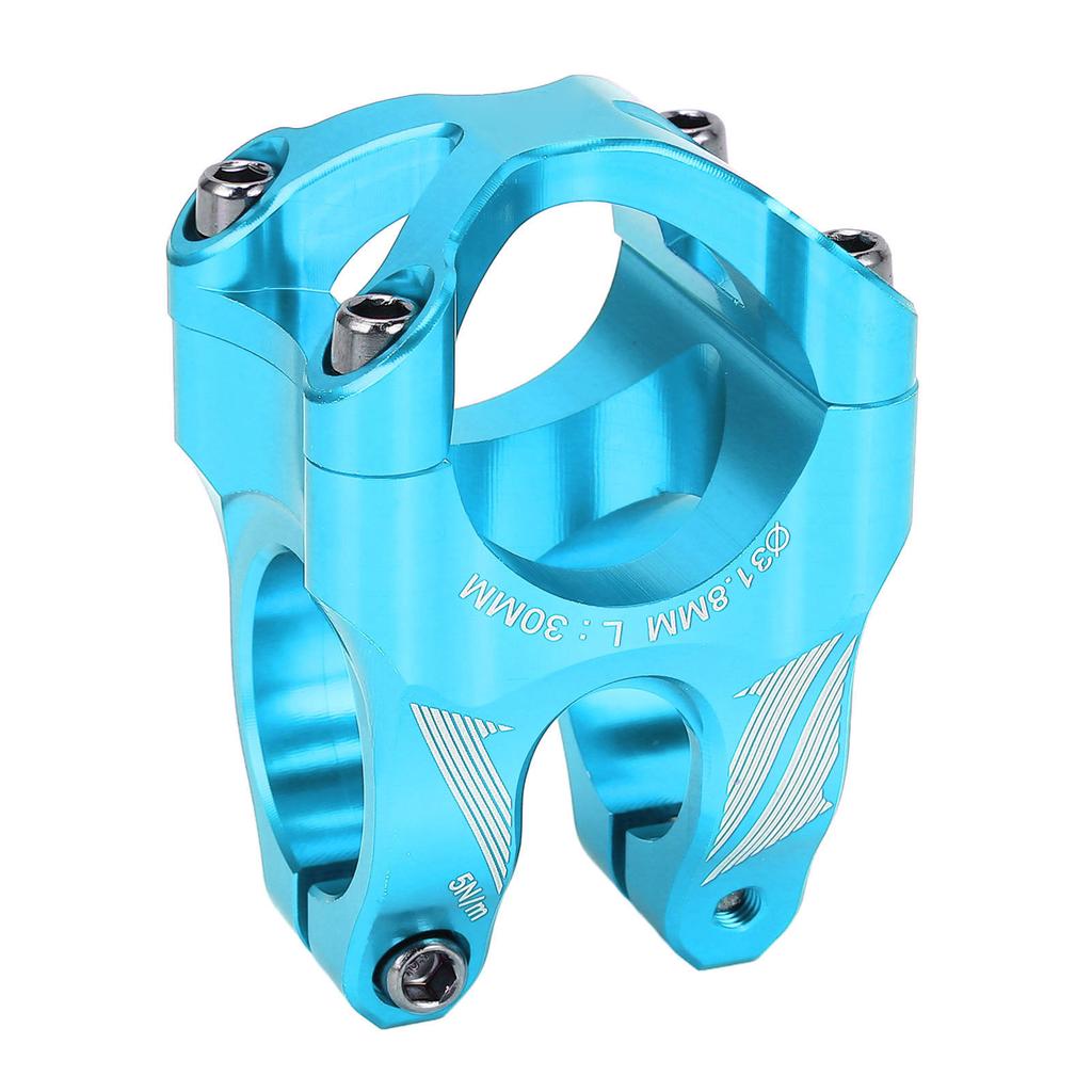 Lightweight CNC Aluminum Alloy Mountain Bike Stem 0 Degree Short Handlebar Stem for Downhill