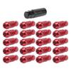 20 шт. Колесные гайки 50BV30 из легированной стали M12x1.5, резьба, высокая прочность, красные, замена для Mazda