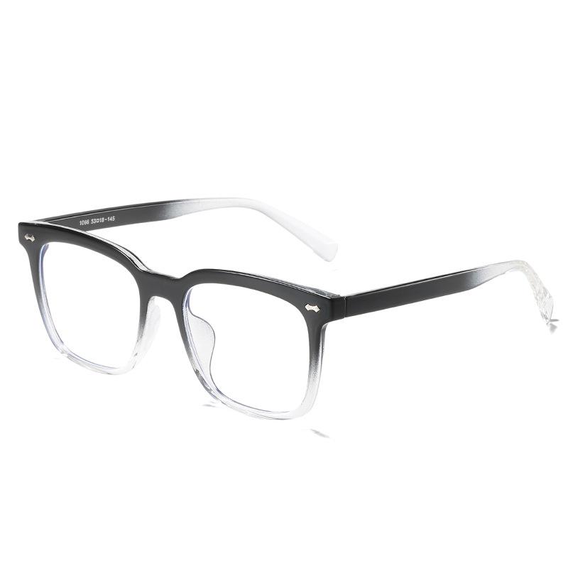 New fashionable TR glasses frame, anti-blue transparent glasses frame, flat light myopia frame glasses are in stock.