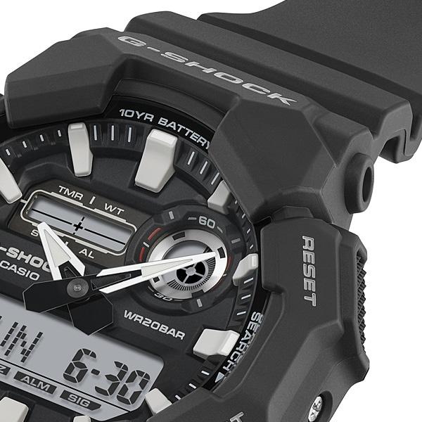 Casio Мужские часы G-SHOCK GA-010-1AJF [G-SHOCK 10-YEAR BATTERY SERIES] Круглые черные цифровые аналоговые