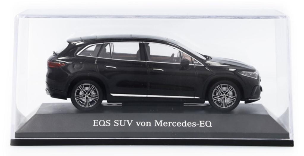 Оригинальная масштабная модель EQS SUV Electric Art Line Obsidian Black [Коллекция Mercedes-Benz] (X296) 1/43