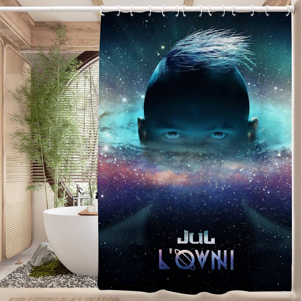 Шторка для душа Juls из водонепроницаемой ткани, декоративная шторка для ванной комнаты, домашняя шторка в гавайском стиле