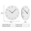 Silent Non-Ticking Battery OperatedWall Clock Bedroom Office Living Room Decor