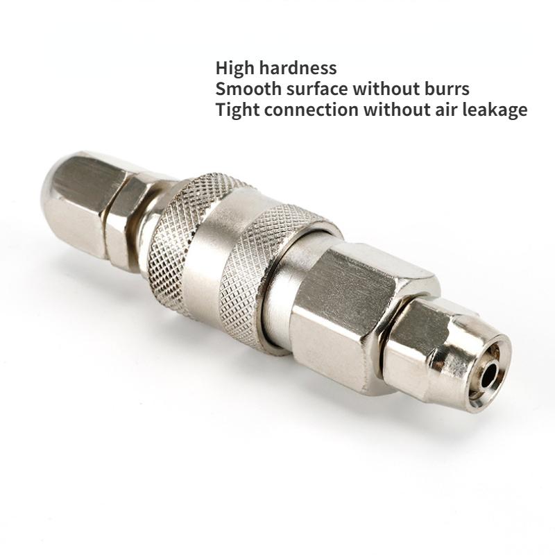 3-in-1 Quick Release Pneumatic Connector Rapidities for Air Hose Fittings Coupling Compressor Accessories European Standard