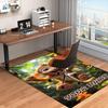 1PC Custom Name Jungle Adventure Monkey Theme Floor Mat Ideal for Living Room, Game Rooms, Office, Bedroom, Office Floor Mat , Floor Mats for Home