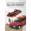 1/32 Volkswagen Santana Такси Металлическая Литая Модель Автомобиля Домашний Декор Коллекционные Предметы Миниатюрный Высокодетализированный Транспорт Праздничный Подарок