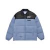Li Ning Color Block Polo Collar Спортивная куртка-пуховик для мужчин Верхняя одежда Светло-голубой AYMR121-5