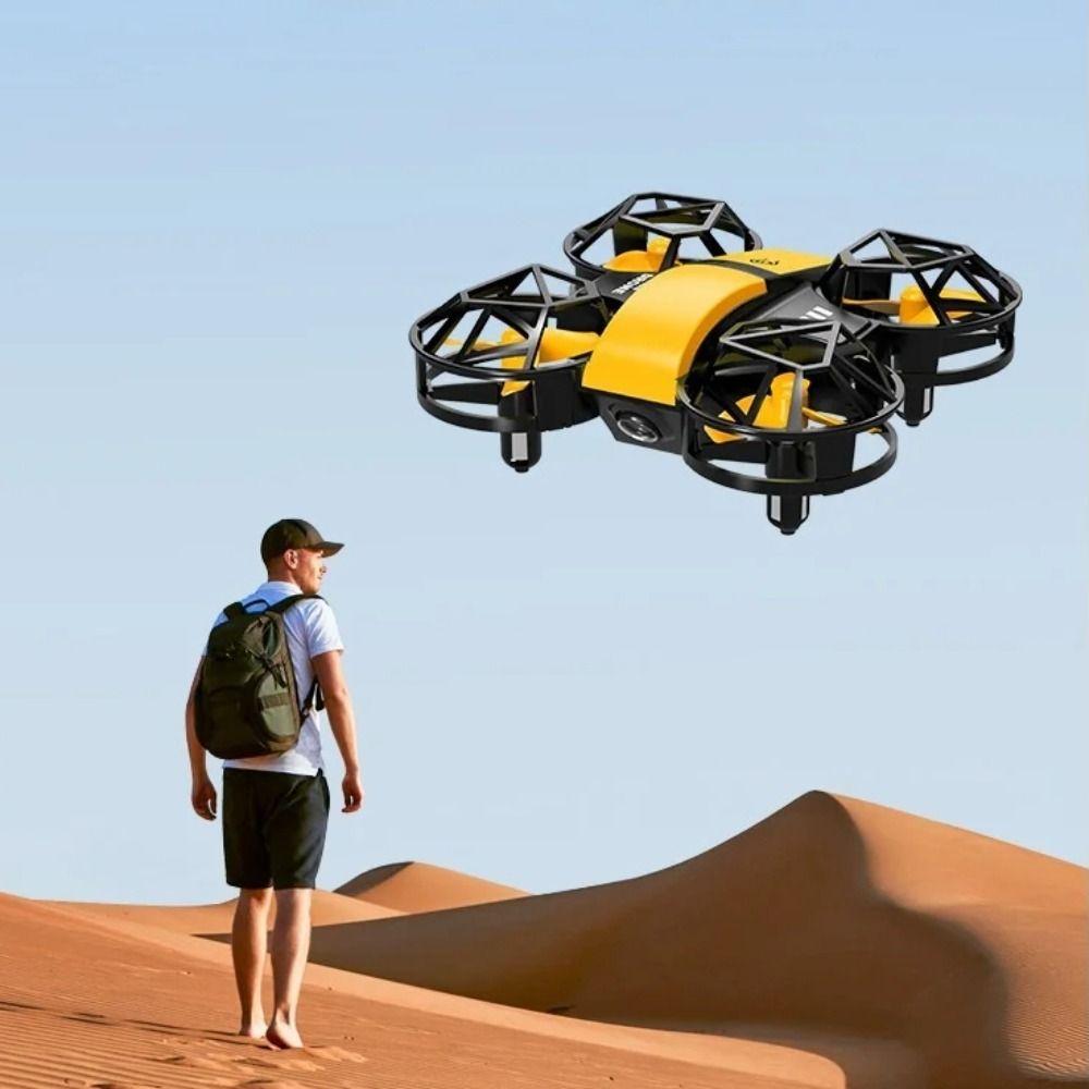 С легким мини-пультом управления самолетом, перезаряжаемый квадрокоптер, игрушка-дрон, домашний декор