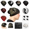 Yin Yang Bonnet Hat Print Punk Hip Hop Rock Autumn Winter Ethnic Dragon Tiger Beanie Unisex Men Women