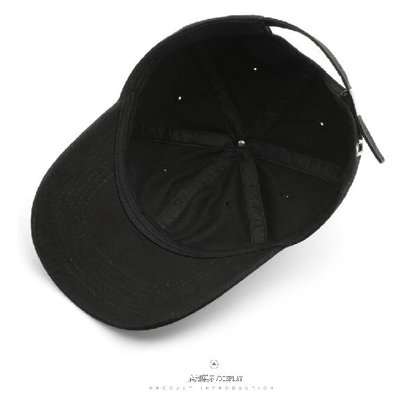 Women's letter embroidered washed baseball cap, outdoor men's sports and travel sun hat