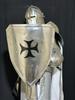 Barbuta Medieval Knight Outfit – Full Costume with Helmet for Cosplay, LARP & Reenactment