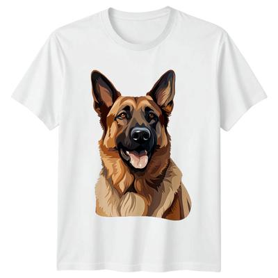 German Shepherd Portrait T-Shirt German Shepherd Dog Birthday Gift For Him Her