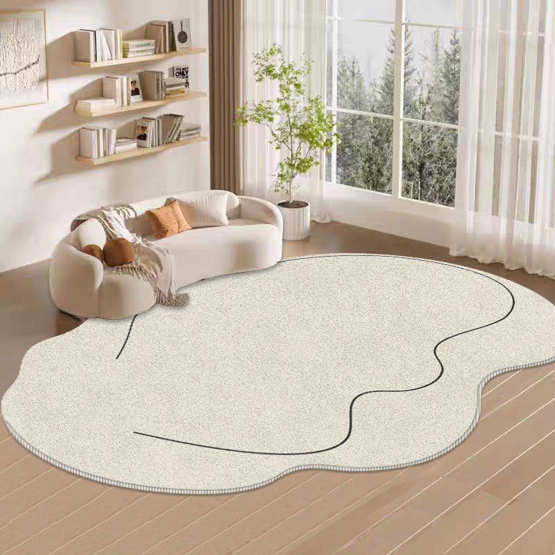 Nordic Irregular Carpet Спальня Прикроватный ковер Впитывающий Грязеотталкивающий Противоскользящий Гостиная Ковер