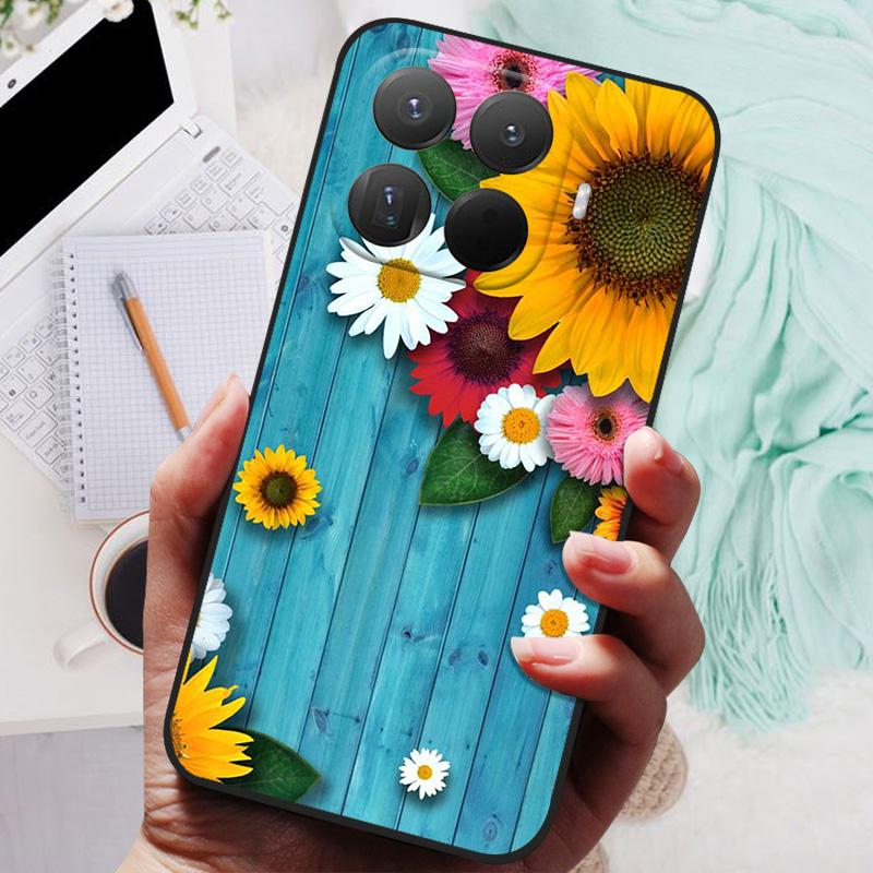 Чехол для Xiaomi 15T Pro Лев Волк Силиконовая Мягкая Задняя Крышка Для Xiaomi Mi 15T Pro Чехол для Телефона 15TPro Защитный Чехол Fundas Coque