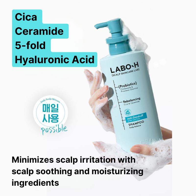 LABO-H Dandruff Clinic Hair Loss Symptom Relief Water Scaler 250 мл. Шампунь 333мл
