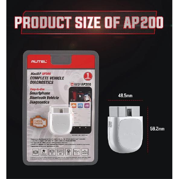 Autel MaxiAP AP200 Bluetooth OBD2 Scanner Automotivo OBD 2 Code Reader Diagnostic Tools Full Systems Scanner before 2017 year