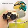 Пластиковый безопасный 4X30 бинокулярный телескоп с зеленой пленкой, фокусирующийся на детском ночном видении с подсветкой