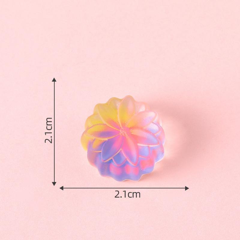 Ice-clear Mooncakes and Fruit Cream Glue Fridge MagnetsDecorative Accessories Materials Slightly Miniaturized Ornaments