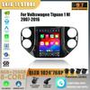 9,7 дюйма Для Volkswagen Tiguan 1 Nf 2007-2016 Android 14 Автомагнитола Мультимедиа GPS Навигация Стерео Беспроводной Carplay Сенсорный экран