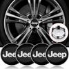4Pcs 56/60mm Car Wheel Center Hub Cap Car Accessorie for JEEP Wrangler Grand Cherokee JK TJ Compass Renegade Patriot Trail Hawk