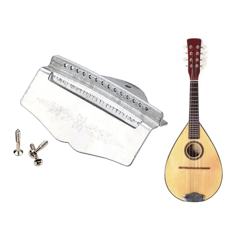 14-струнная мандолина Струнодержатель Алюминиевый струнодержатель для мандолины Запасные части