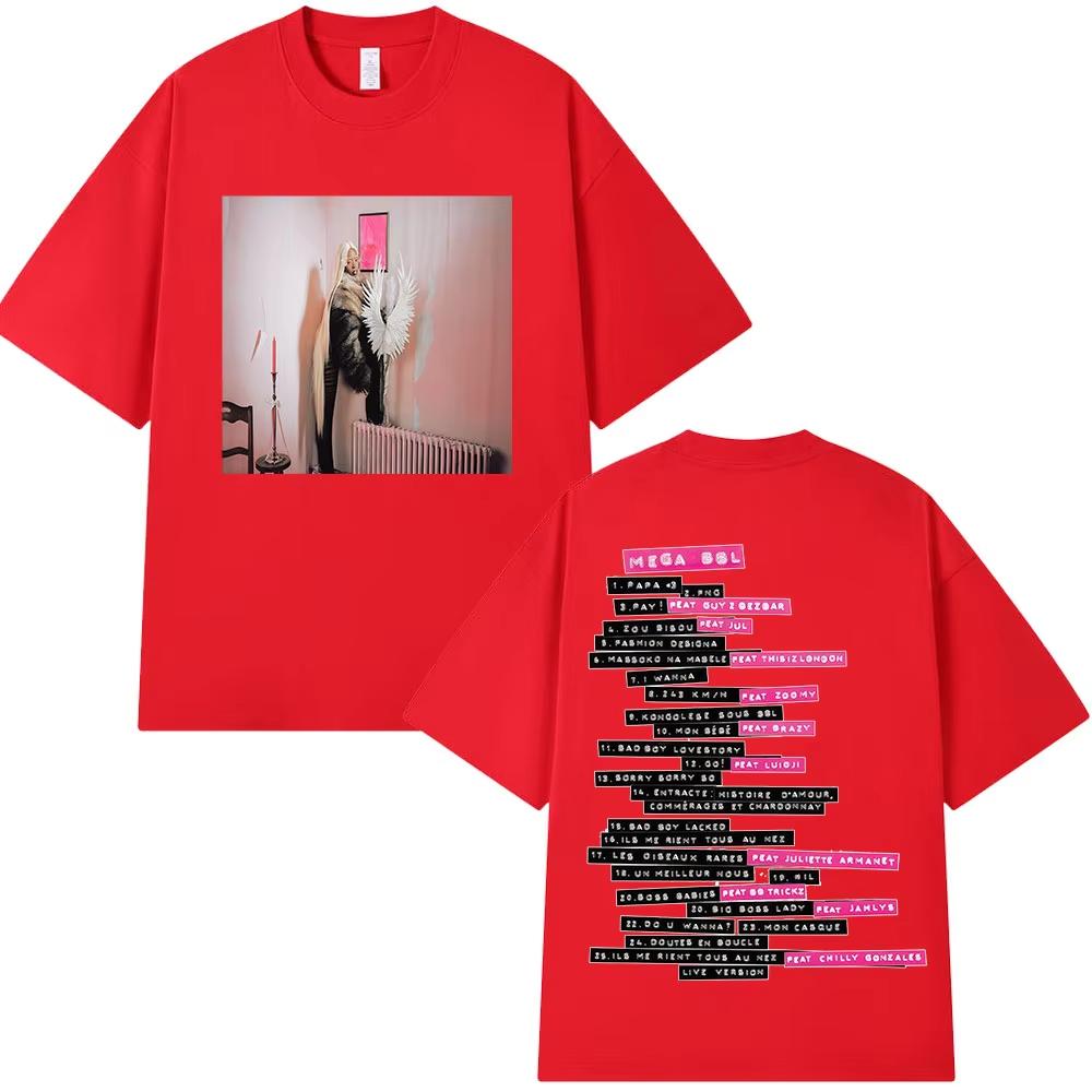 Rapper Theodora Mega Bbl album graphics 100Cotton music Tshirt Men 2026 New Summer Hip hop unisex Short sleeve shirt fan gifts