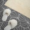 Self-adhesive patterned vinyl decor for the bedroom 120x60 cm Leaves in a delicate pattern