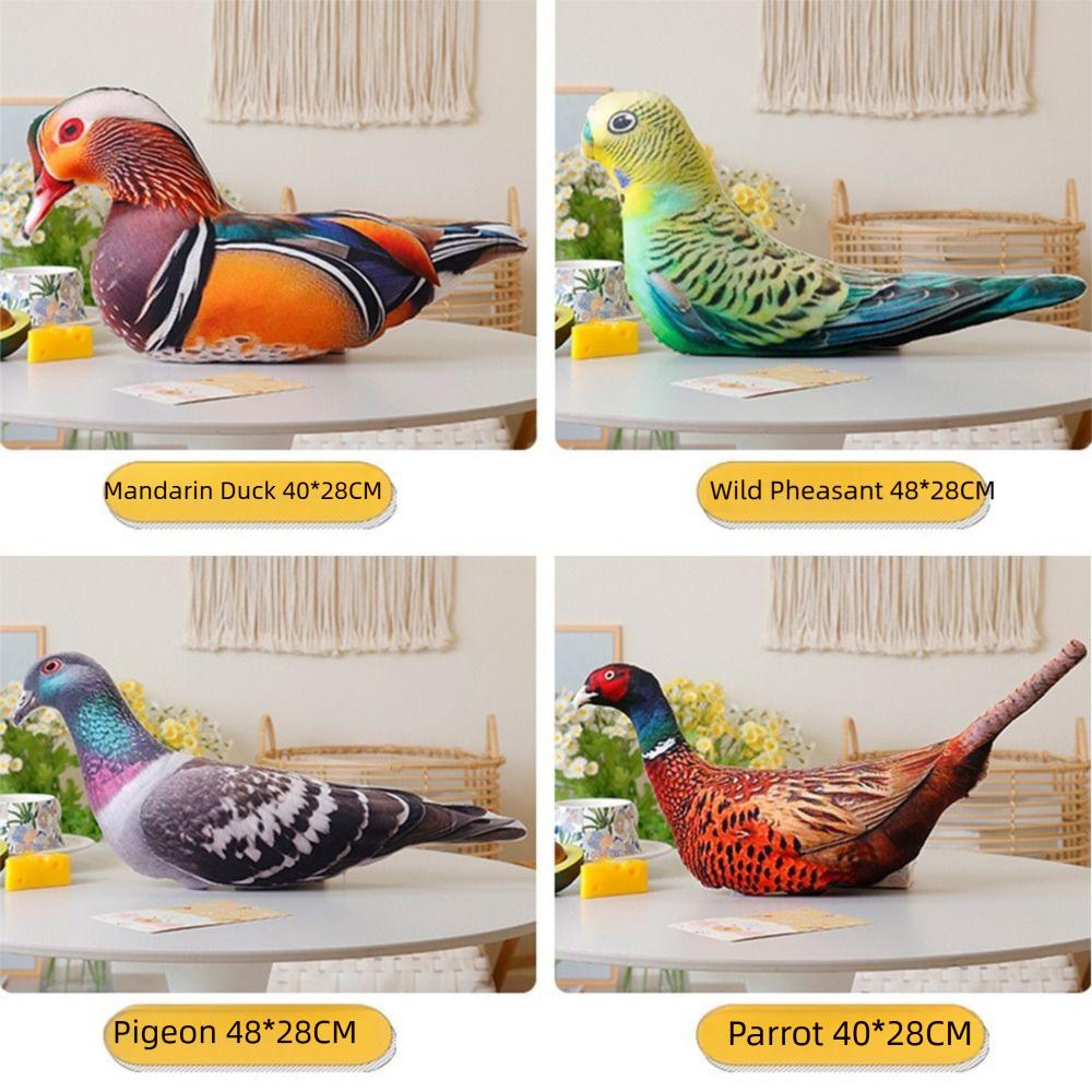 Simulation Design 3D Bird Plush Toy Lifelike Texture Stuffed Doll New Stuffed Goose Toy Home Decor