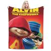 Alvin and the Chipmunks Accessories Blanket Lightweight Thin Flannel  Throw Blanket Cozy Quilt