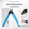 Diamond Removal Nail Art Pliers Set: Includes Cutting Pliers, Vise Grip Pliers, Small Metal Scissors, and Precision Tools.
