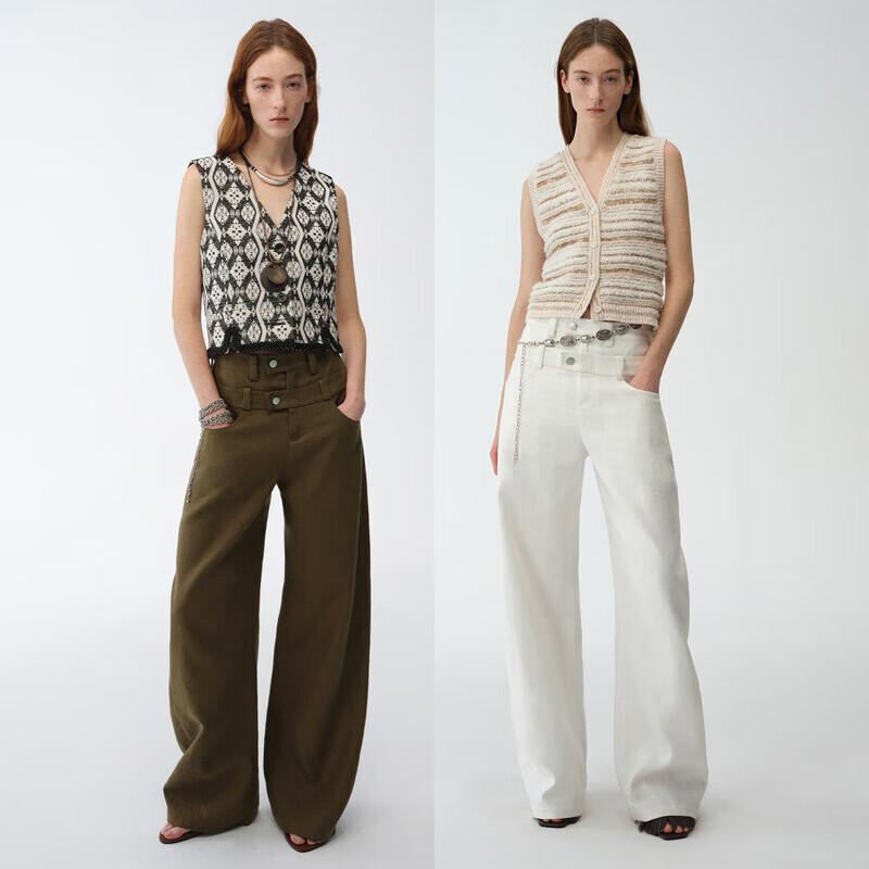 Fuzhi Enweis Old Money Style Linen Trousers