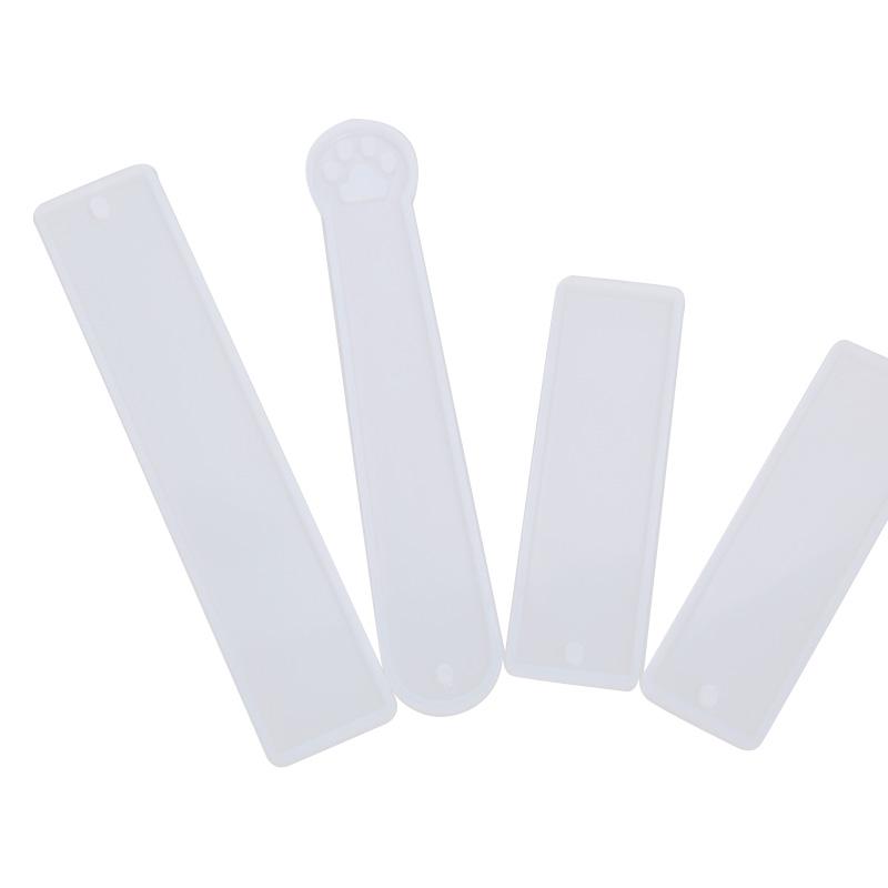 3шт силиконовая прямоугольная закладка форма эпоксидная смола ювелирные изделия изготовление закладок своими руками