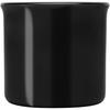 Glass "Bari" 240 ml glossy ceramic mug Solid black
