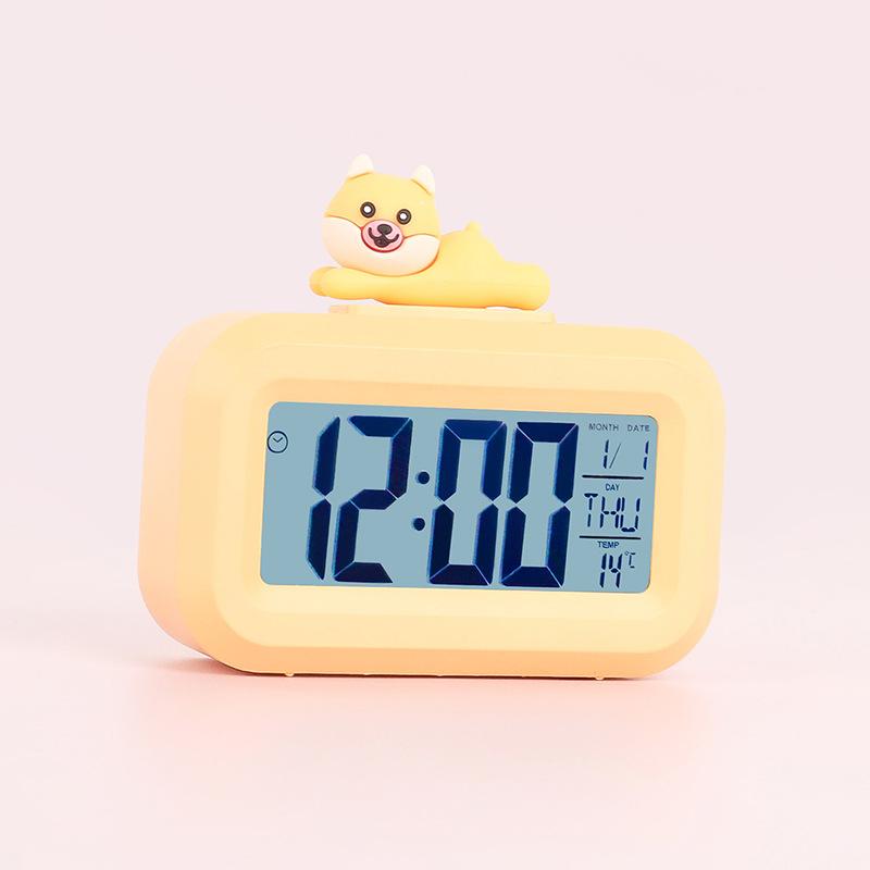 LED Digital Alarm Clock Electronic Screen Desktop Table Clocks For Home Office Backlight Snooze Calendar