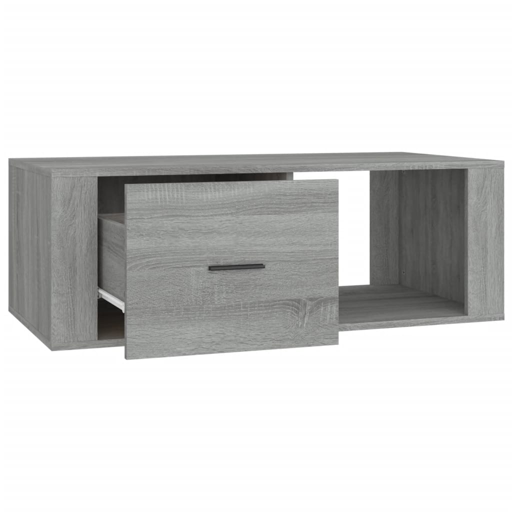 Coffee Table Gray Sonoma 100 x 50.5 x 35 cm Particleboard