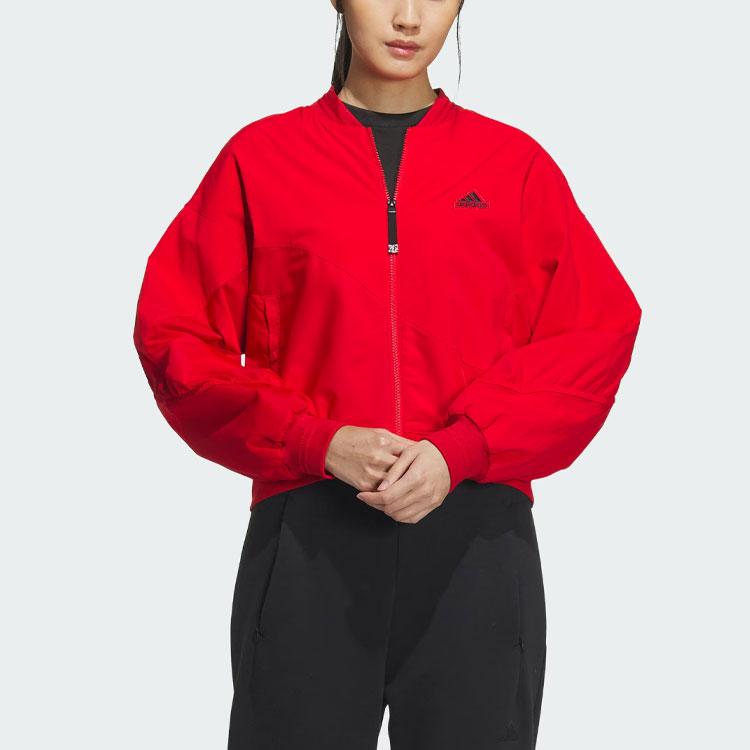 adidas FW23 Год Дракона Куртка-бомбер Женская Верхняя одежда Светло-Малиновый IM8873