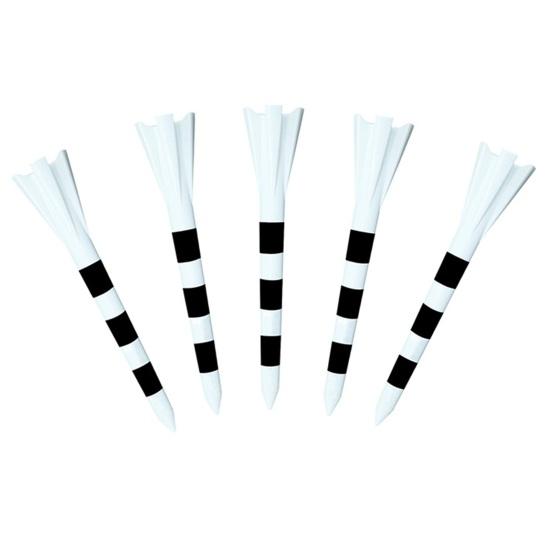 10Pcs Golf Tees Five Head Design Professional Reduce Friction Serving Pins 70mm/83mm Colorful Plastic Short Tees Practice Training Golf Ball