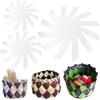 8/12/15 дюймов Шаблон для рукоделия DIY Квилтинг Шаблон DIY Плетеная спиральная корзина Шаблон Режущая линейка Линейка для швейной машины Инструмент для пэчворка