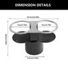 Universal Double Hole Car Cup Holder Drinks Support Automotive Mount Holder Stand Car Bracket Drink