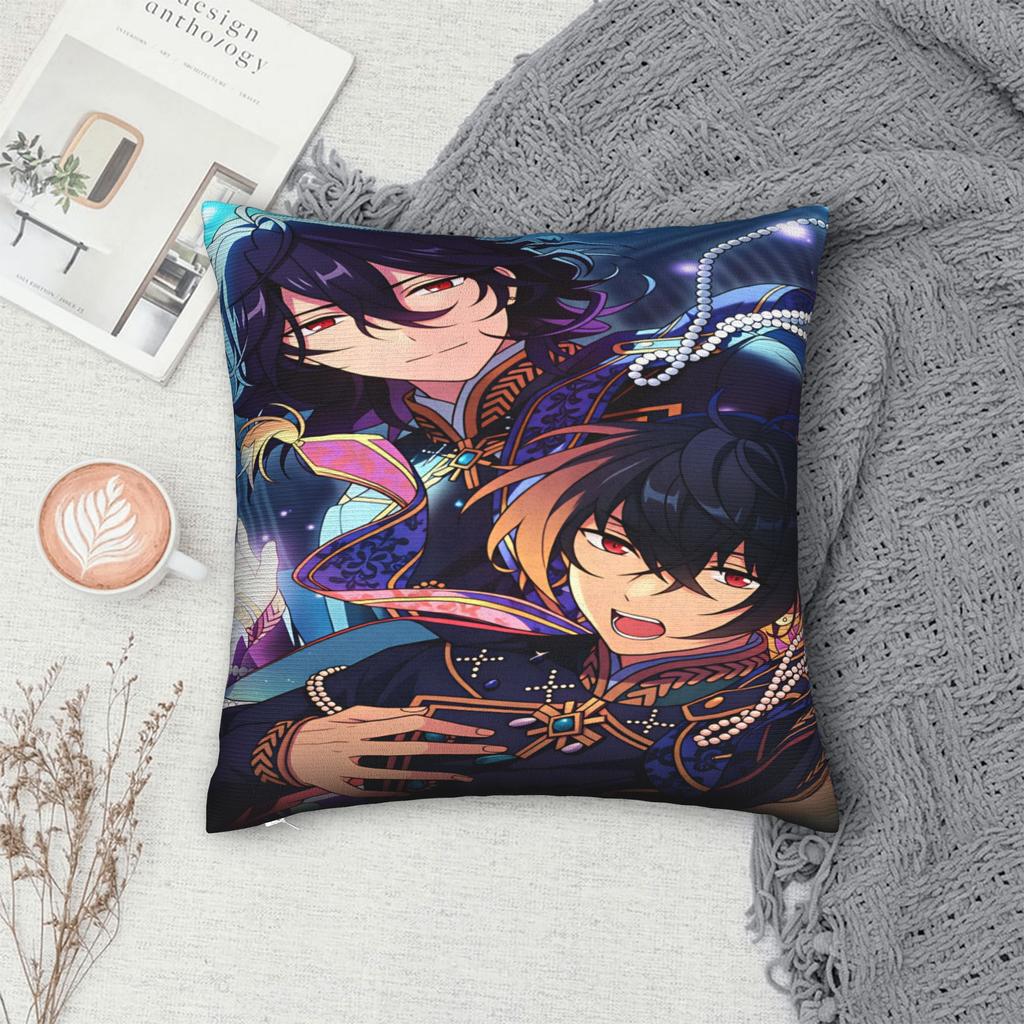 Ensembles-Stars Pillow Cover Square Cushion Cover Funny Pillow Case For Office Car Home Decor