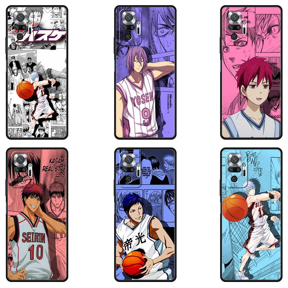 Case for Redmi 9 9a 10 8t 9c K40 for Xiaomi Redmi Note 11 10 9 Pro 11T 11proplus Cover 8pro 7 9S 9T Funda Kuroko No Basket