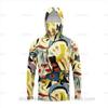 Outdoor sunscreen clothing, ice silk long-sleeved fishing clothing, quick-drying breathable hoodie, face towel, integrated mosquito-proof clothing