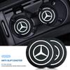 Car Water Cup Mat Car Coaster Anti Slip Pad Accessories For Mercedes Benz AMG GLE GLS CLS GLC CLA GLA GLK ML C197 R231 W167